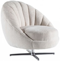 Lucille Swivel Chair, Performance Fabric