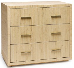 Livia 4 Drawer Dresser, Natural