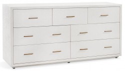 Livia 7 Drawer Dresser, White