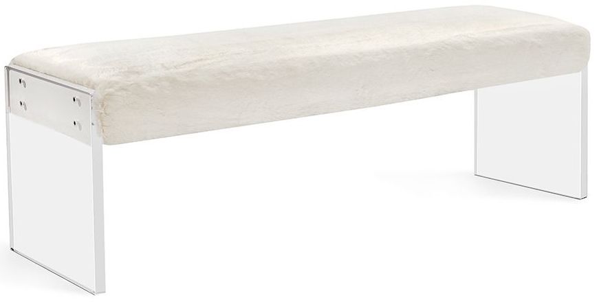 Riley Faux Fur Bed Bench