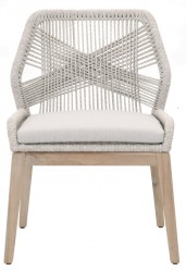 Loom Indoor-Outdoor Side Dining Chair FLOOR MODEL