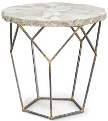 Loren Fossilized End Table
