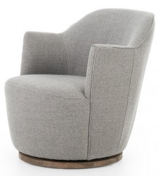 Aurora Swivel Chair, Performance Fabric