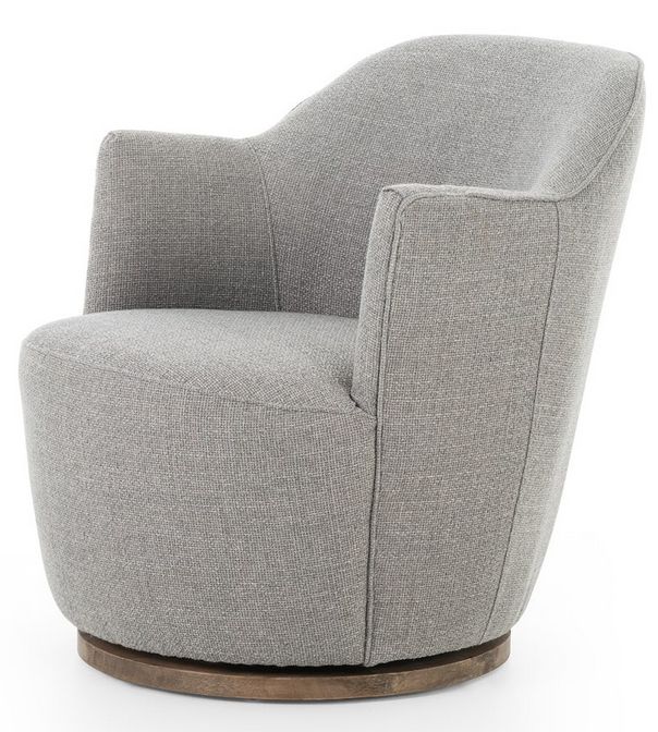 Aurora Swivel Chair, Performance Fabric