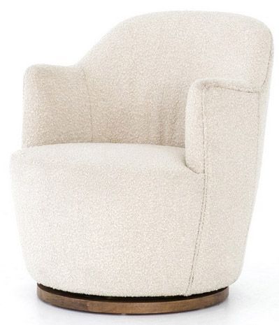 Aurora Swivel Chair, Performance Fabric
