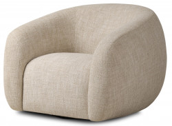 Channing Swivel Chair, Yuma Cream