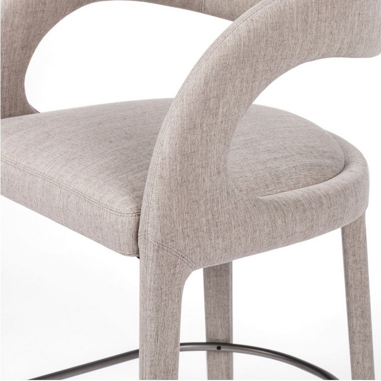 Hawkins Counter Stool, Performance Fabric