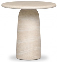 Janice End Table, Sand Striae