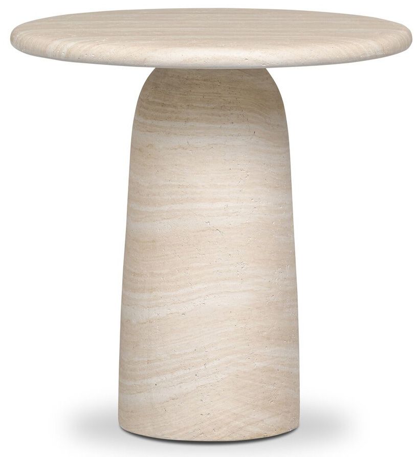 Janice End Table, Sand Striae