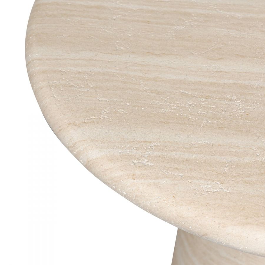 Janice End Table, Sand Striae