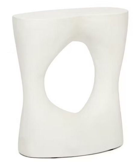 Josphine End Table,White