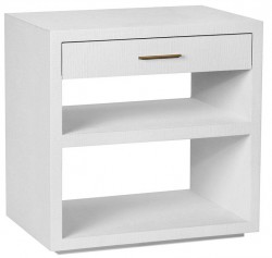 Livia Large Nightstand, White