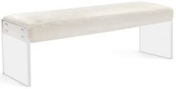 Riley Faux Fur Bed Bench