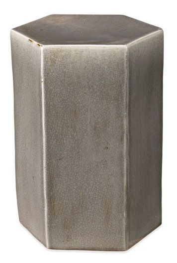 Porto End Table Large, Grey