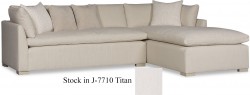 Hattie Chaise Sectional RAF, Performance Fabric
